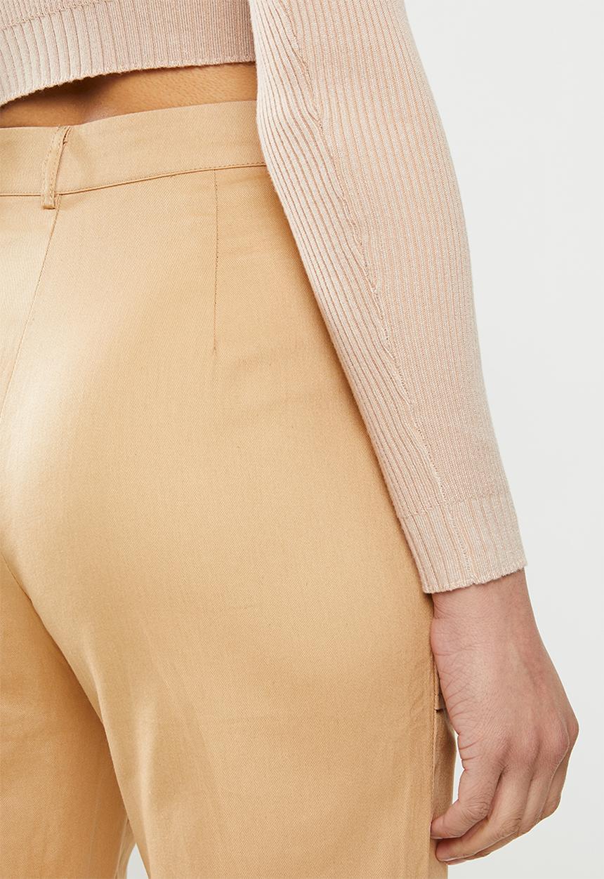 Missguided - Clean twill oversized pocket detail cargo trouser - camel