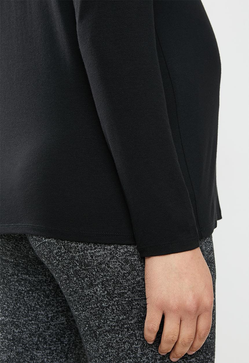 Superbalist - Maternity 2 pack long sleeve crew neck - black & grey