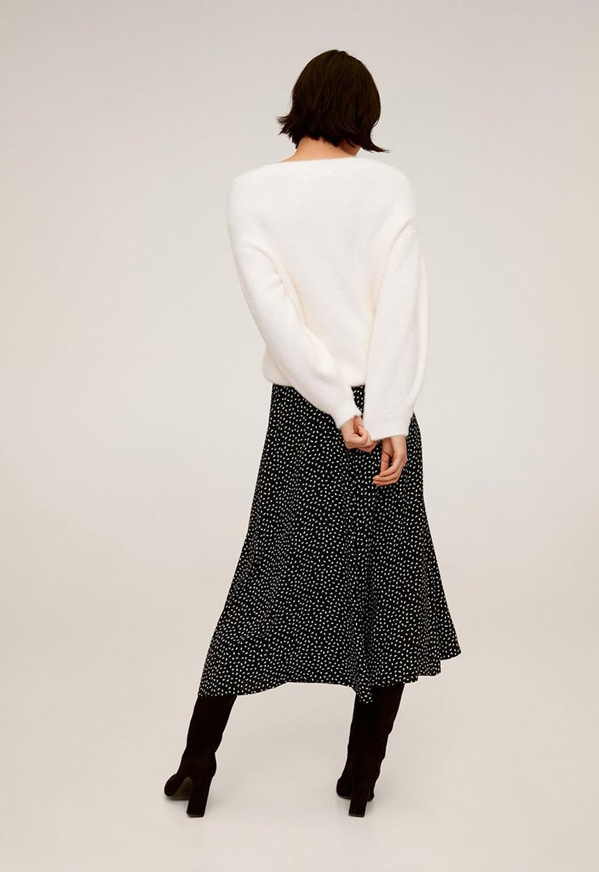 MANGO - Bombay skirt - black