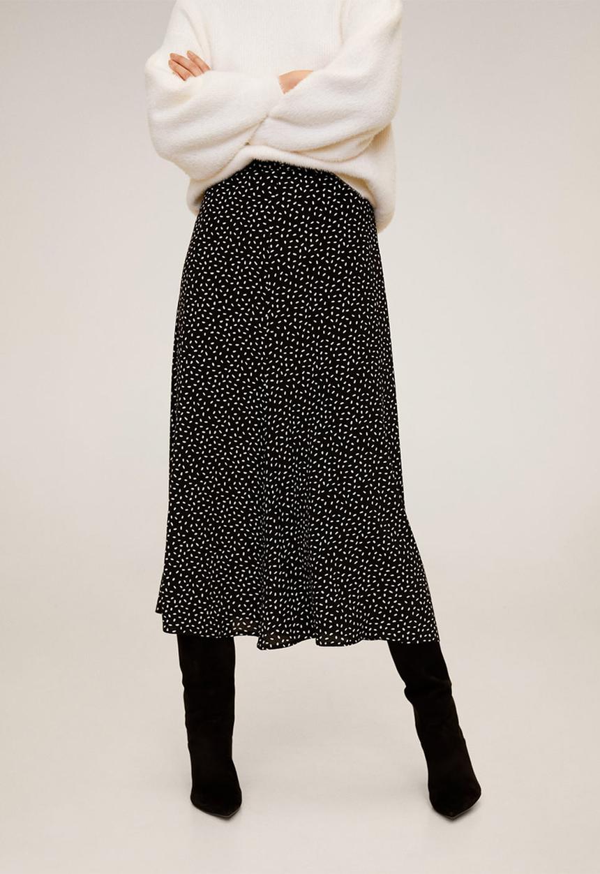 MANGO - Bombay skirt - black