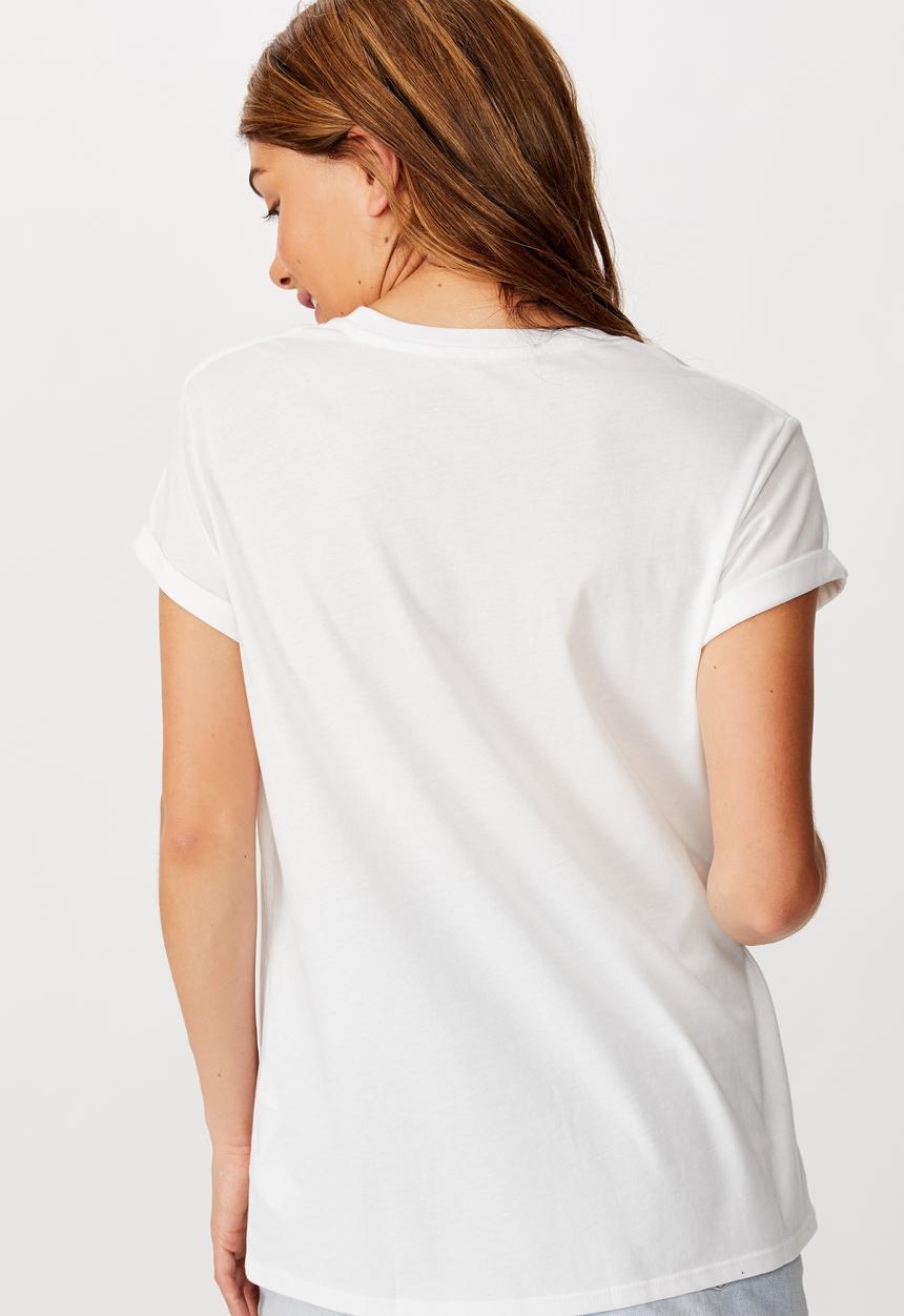 Cotton On - Classic arts T-shirt bees are friends - white