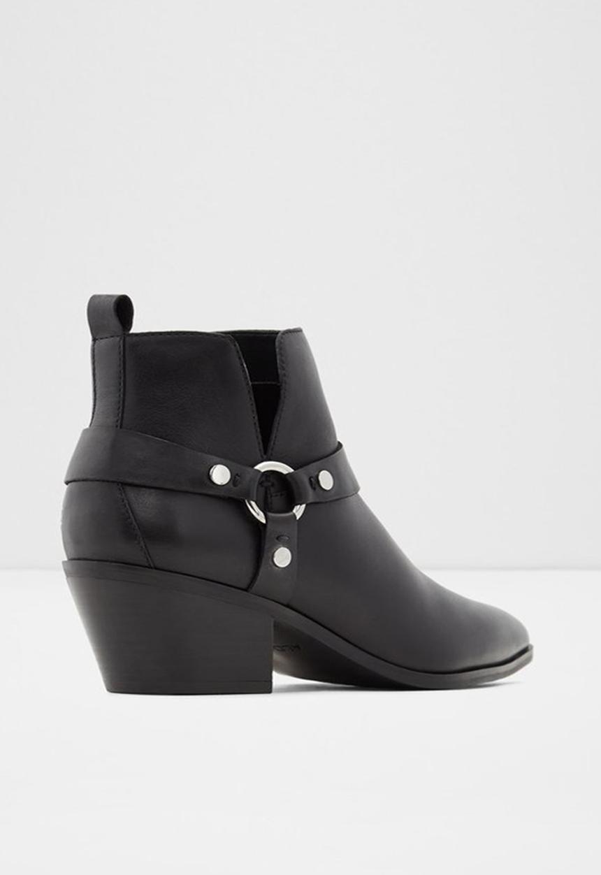 ALDO - Wrangler leather boot - black