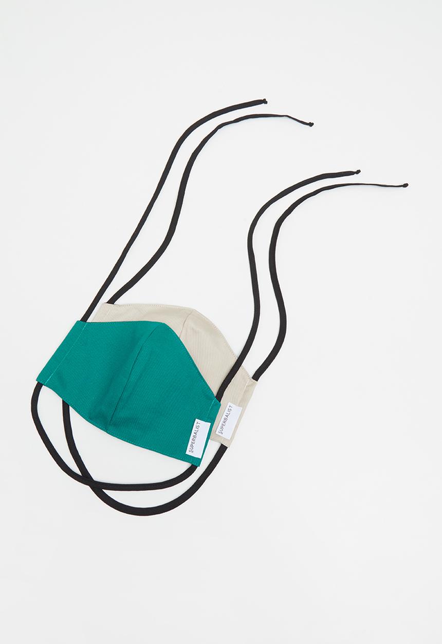 Superbalist - 2 Pack alfa mask - teal & stone