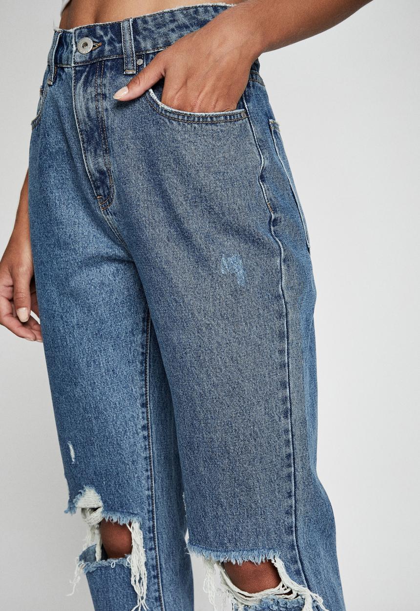 Cotton On - Mom jean - berkley blue 