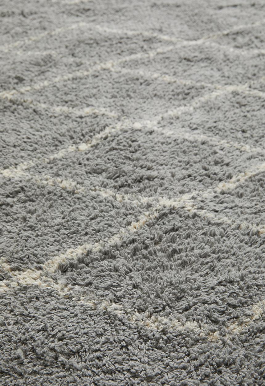Sixth Floor - Nairi cotton tufted rug - grey