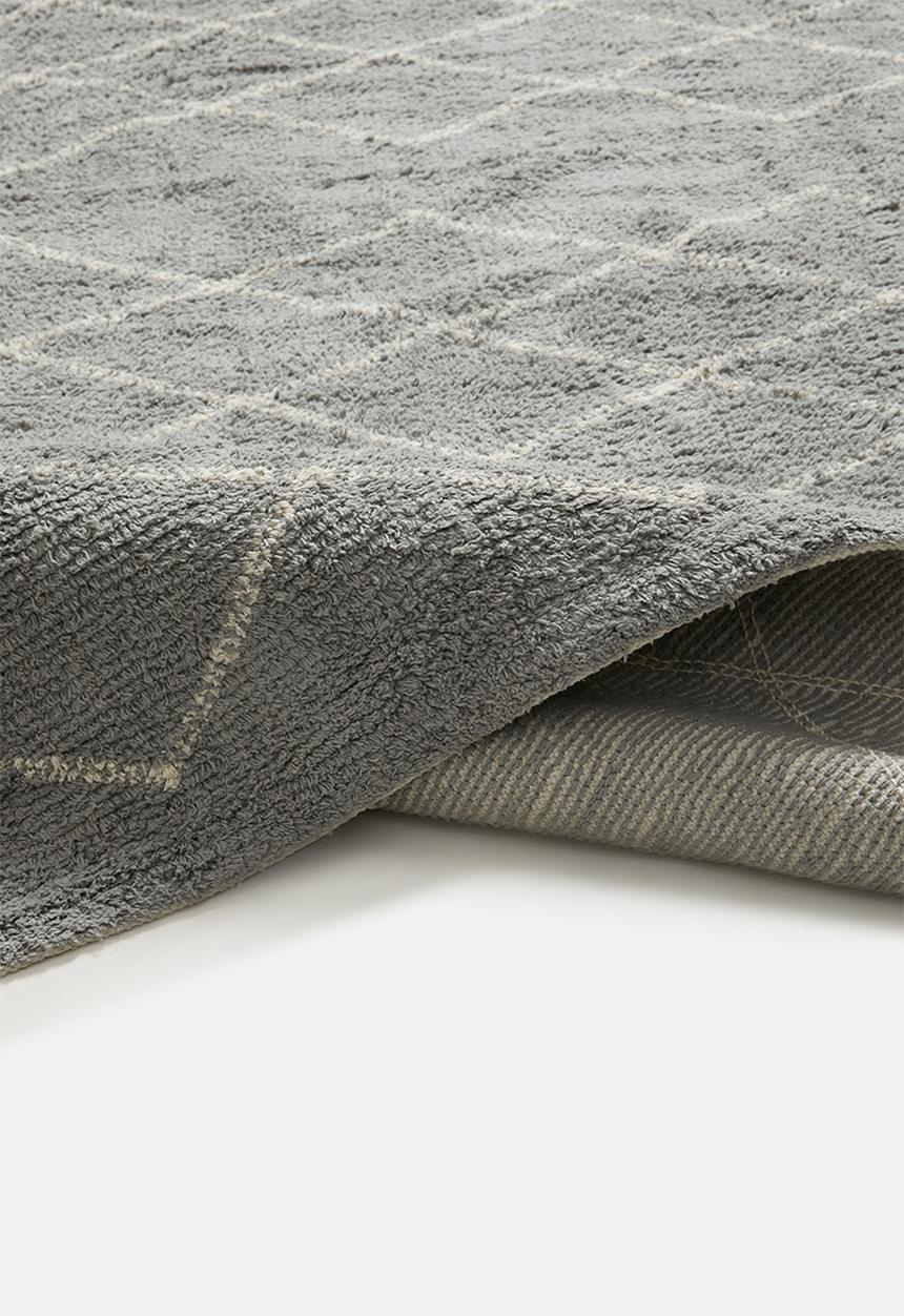 Sixth Floor - Nairi cotton tufted rug - grey