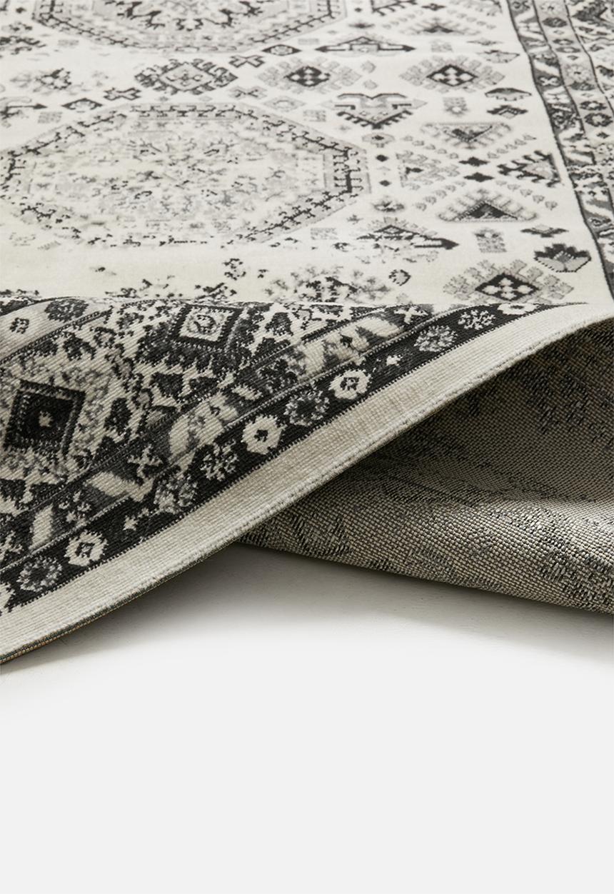 Hertex Haus - Karim salt pepper rug - grey