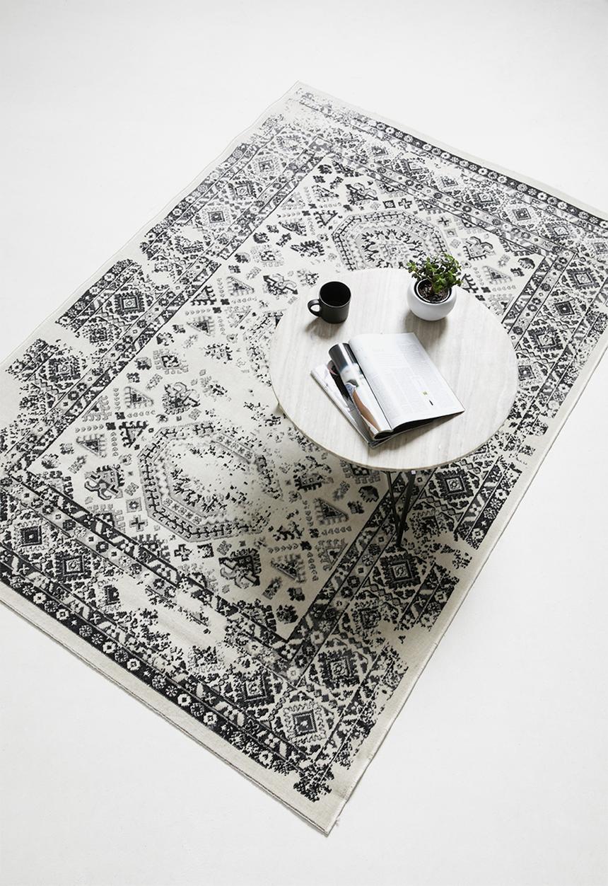 Hertex Haus - Karim salt pepper rug - grey