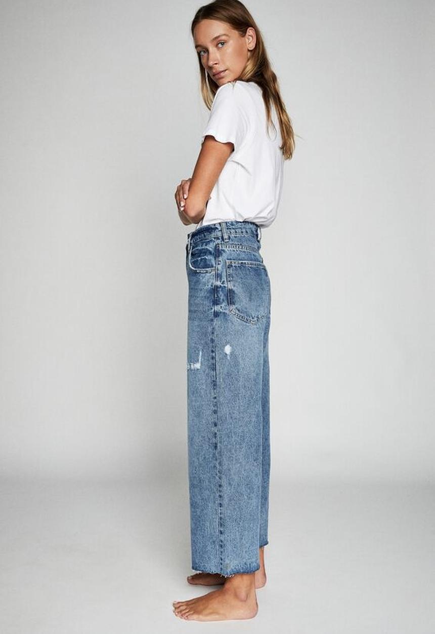 Cotton On - Wide leg jean - cali blue