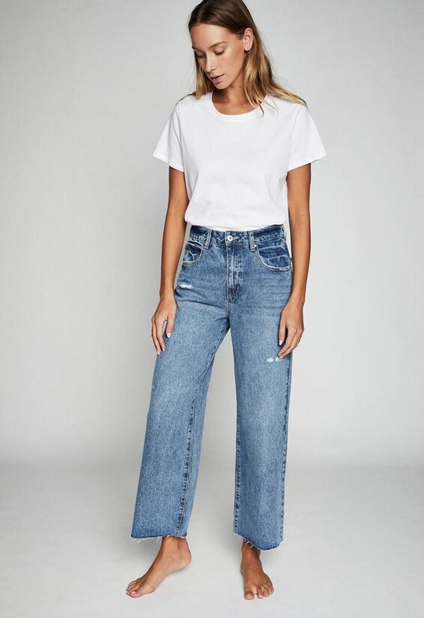 Cotton On - Wide leg jean - cali blue