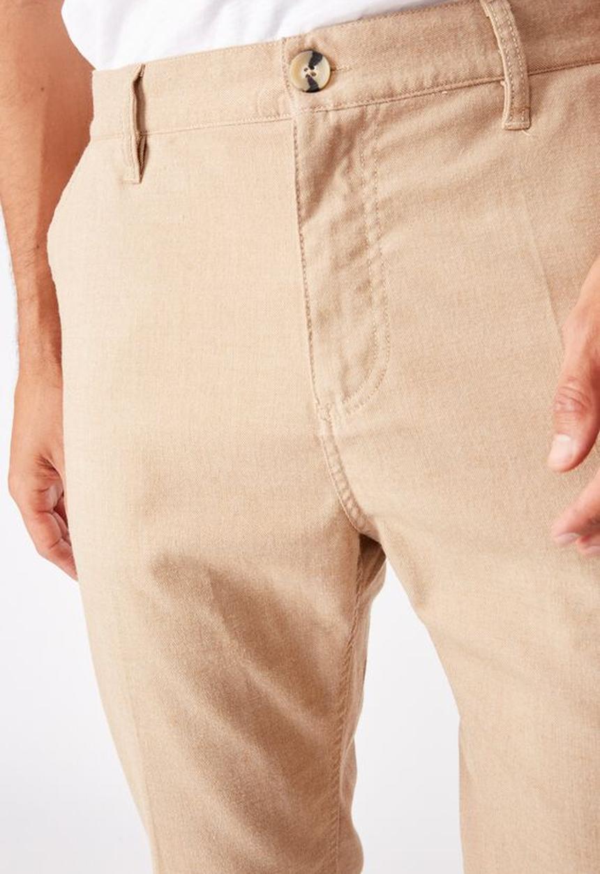 Cotton On - Oxford trouser - textured tan