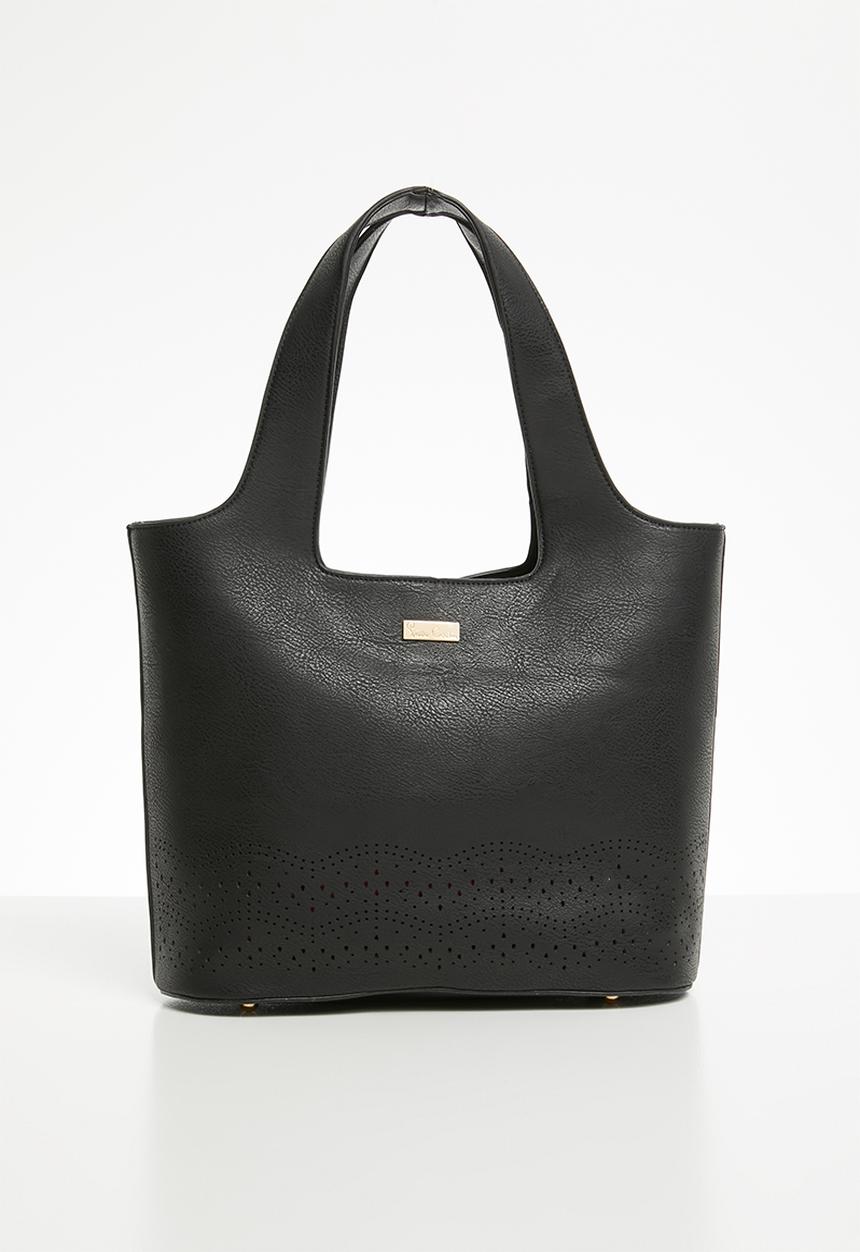 Pierre Cardin - Tammy cutout shoulder bag - black