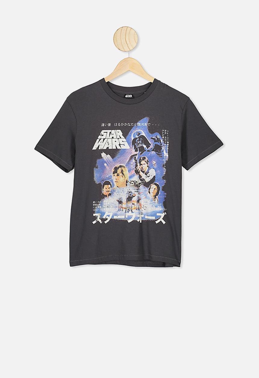 Free by Cotton On - Ash boys license tee - black 