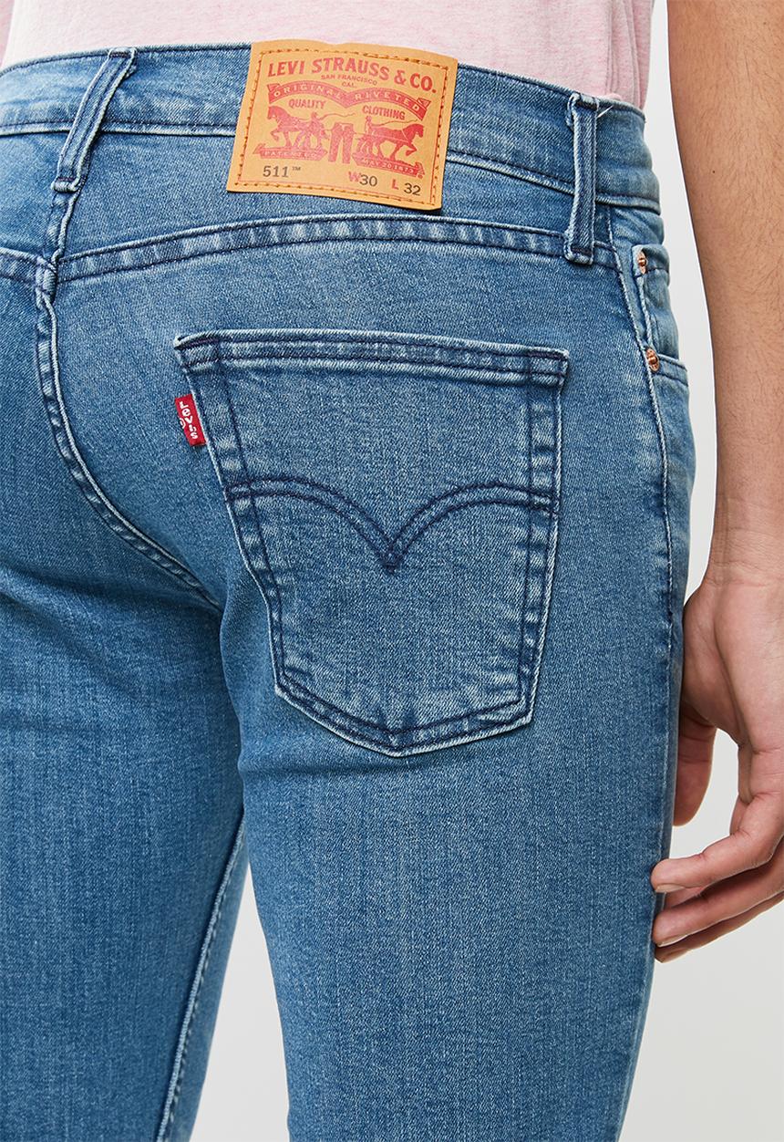 Levi’s® - 511™ slim saint lime adv - blue