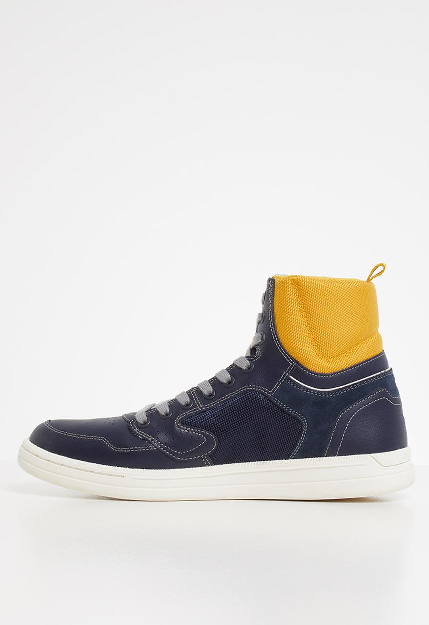 G-STAR - Mimemis mid - mazarine blue/yellow