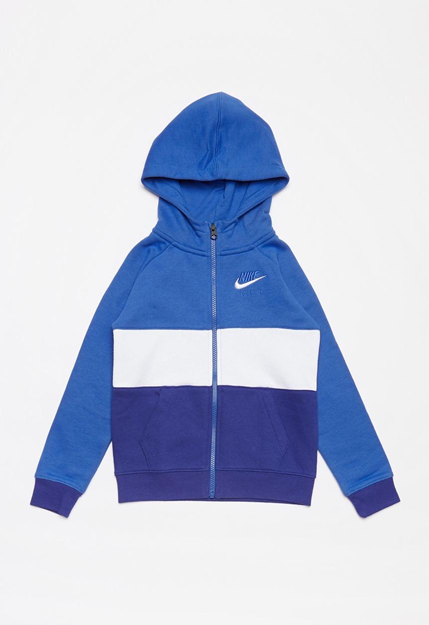 Nike - Nike boys nsw nike air fz - blue & white