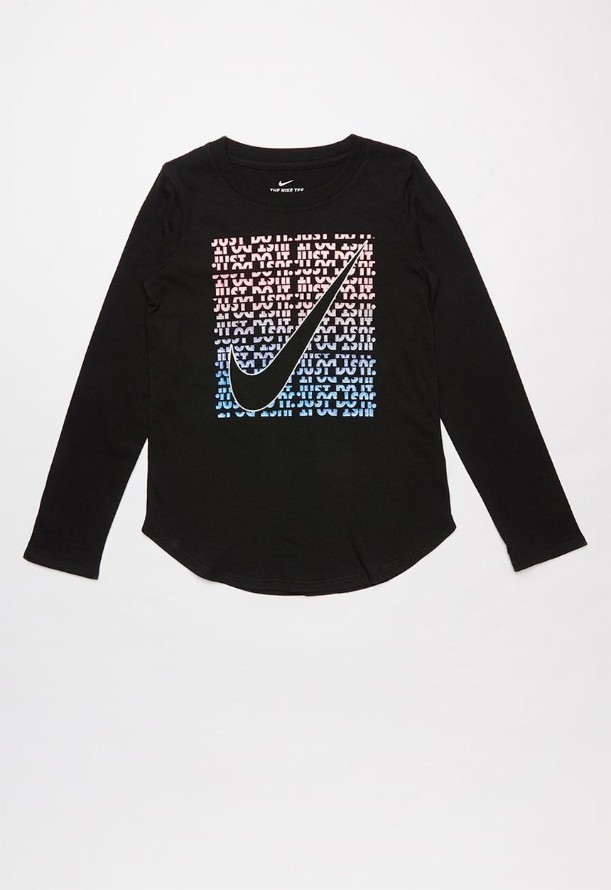Nike - Nike repeat swoosh long sleeve tee - black