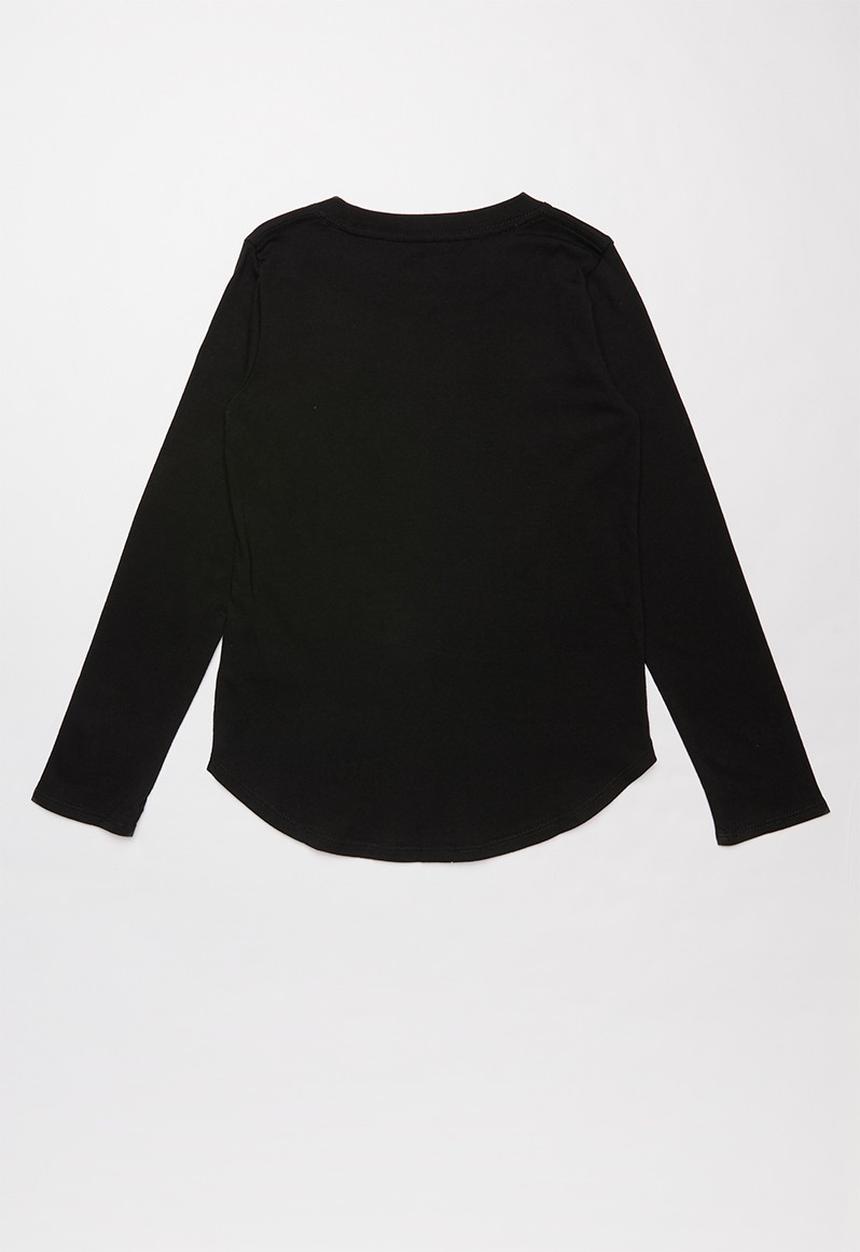 Nike - Nike repeat swoosh long sleeve tee - black
