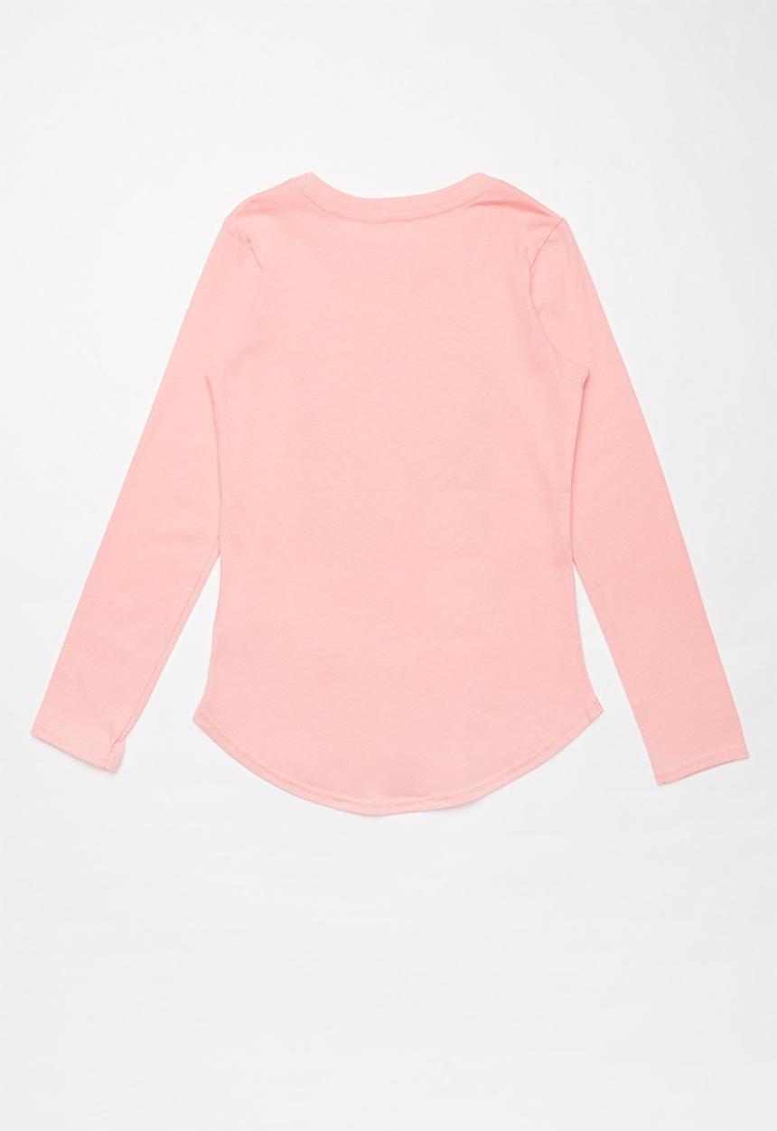 Nike - Nike reverb heart graphic long sleeve - peach