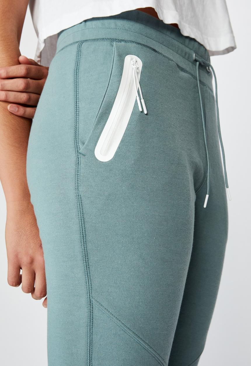 Factorie - Tech zip trackpant - stormy sea
