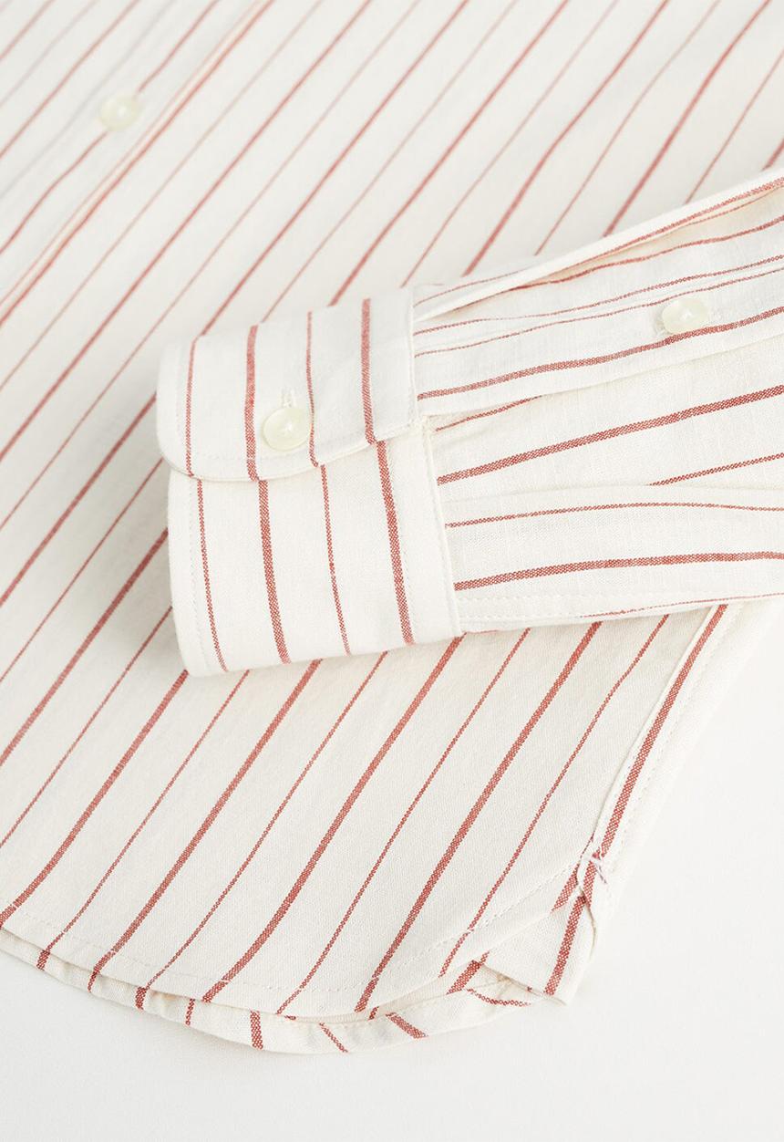 MANGO - Ring shirt - beige