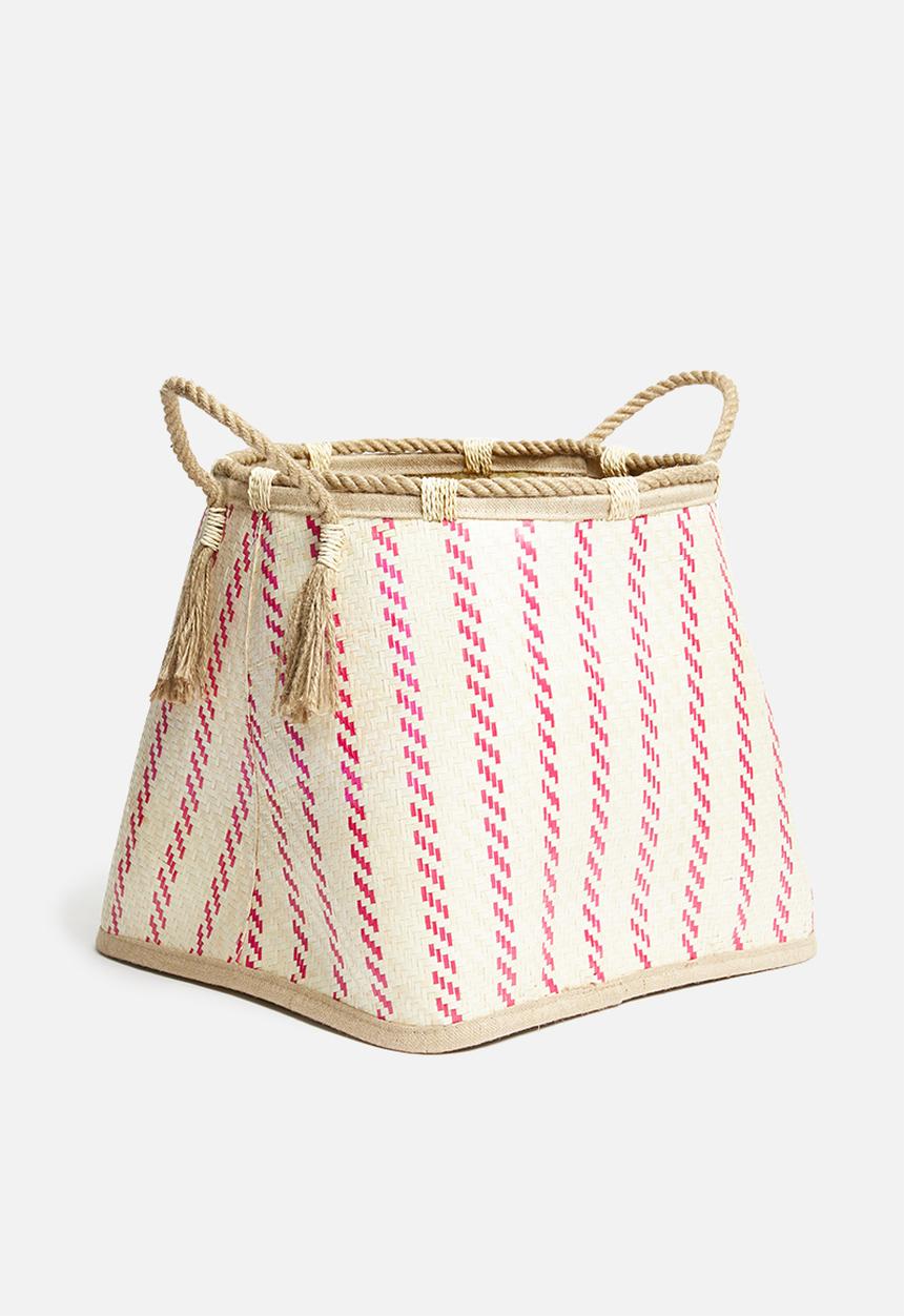 Sixth Floor - Ali woven basket - red