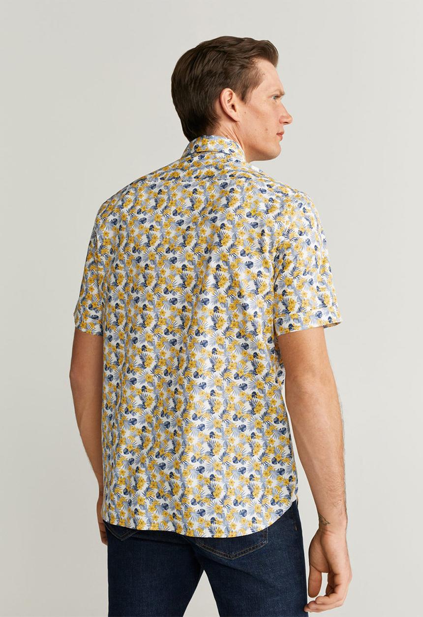 MANGO - Flower shirt - multi 