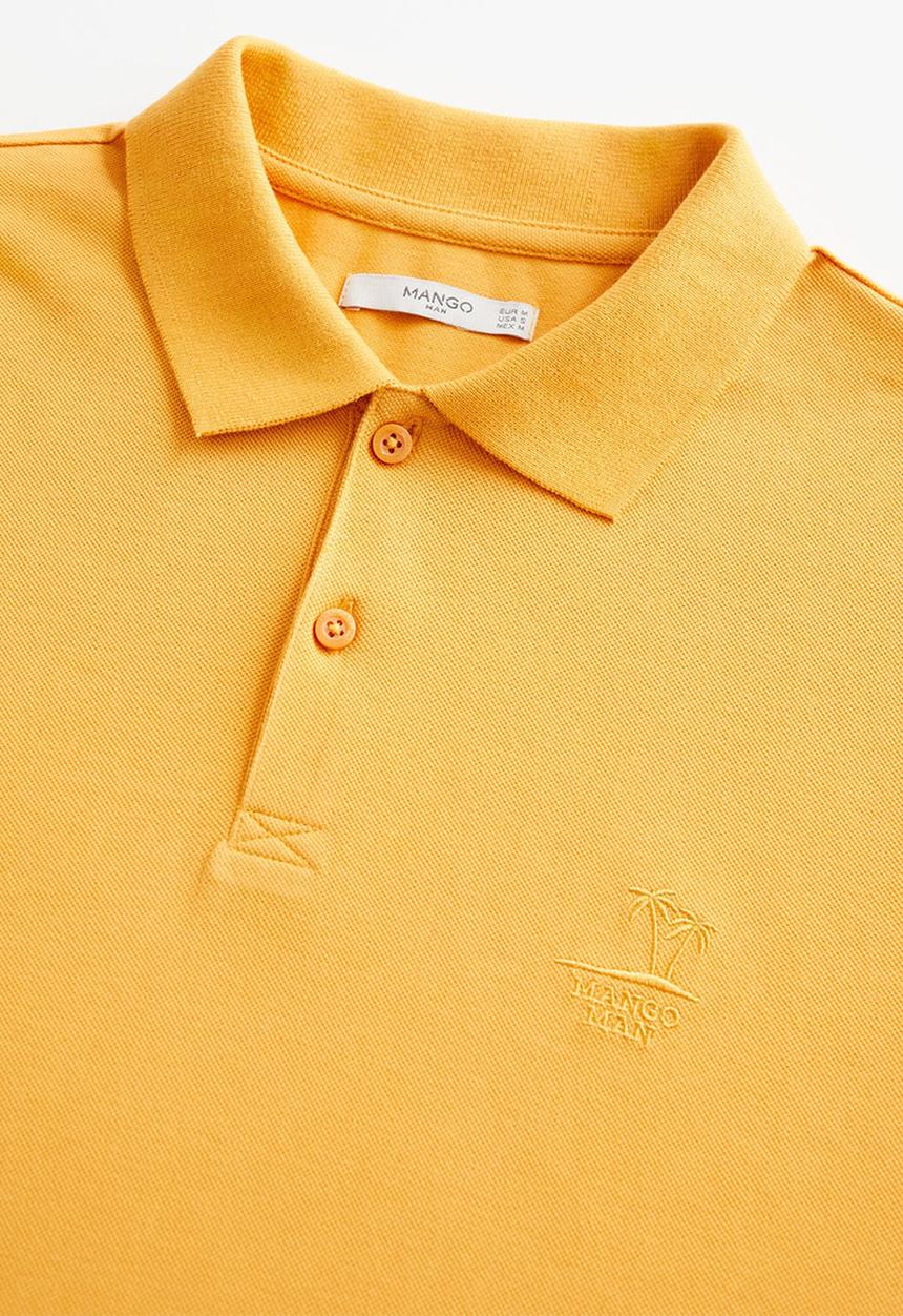 MANGO - Report polo - yellow