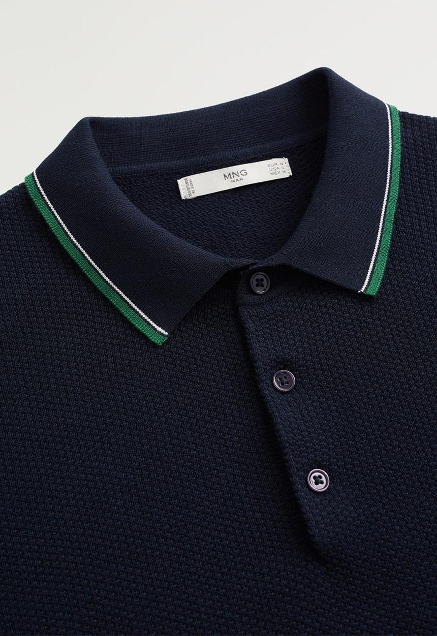 MANGO - Pisto polo - navy