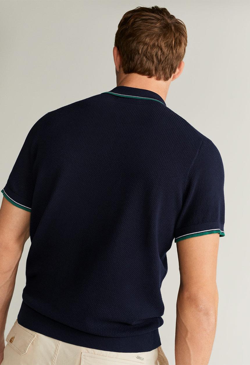 MANGO - Pisto polo - navy