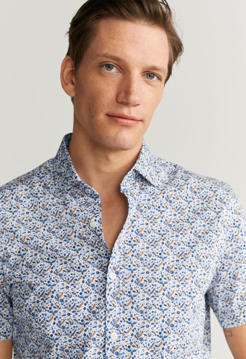 MANGO - Yoko shirt - multi 