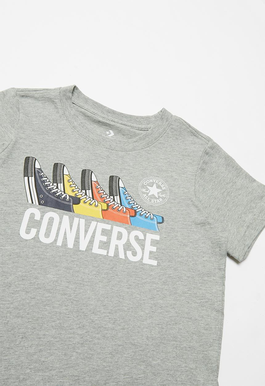 Converse - Converse multi sneaker tee - grey