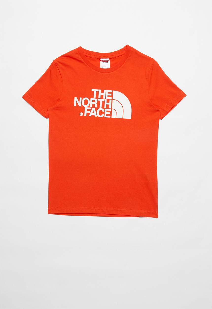 The North Face - Boys easy tee - fiery red & white