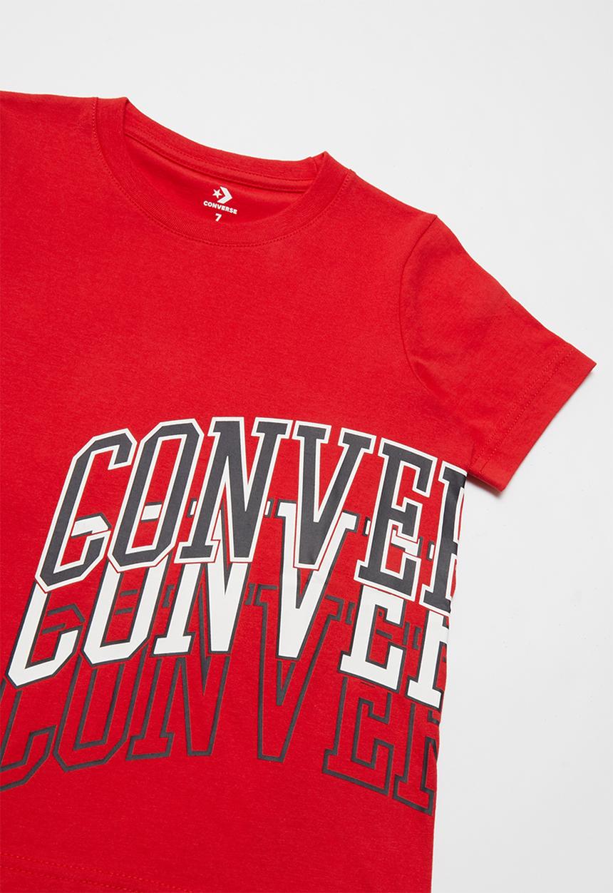 Converse - Converse collegiate wrap tee - red