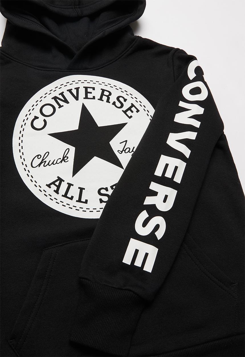 Converse - Converse boys conv script ctp hoodie - black