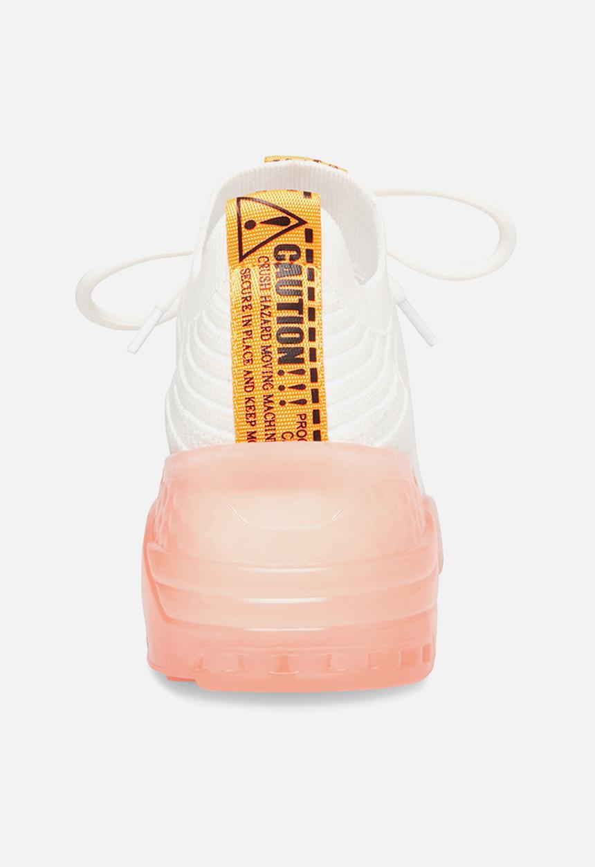 Steve Madden - Cello sneaker - orange & white 