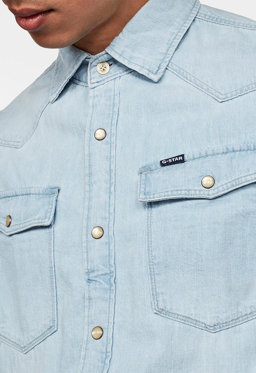 G-STAR - 3301 shirt - blue