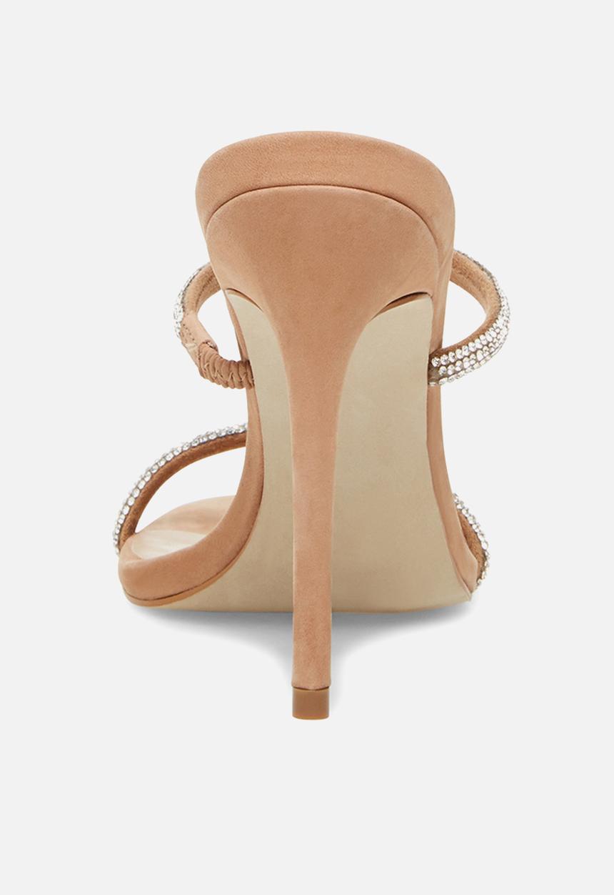 Steve Madden - Mina rhinestone heel - beige 