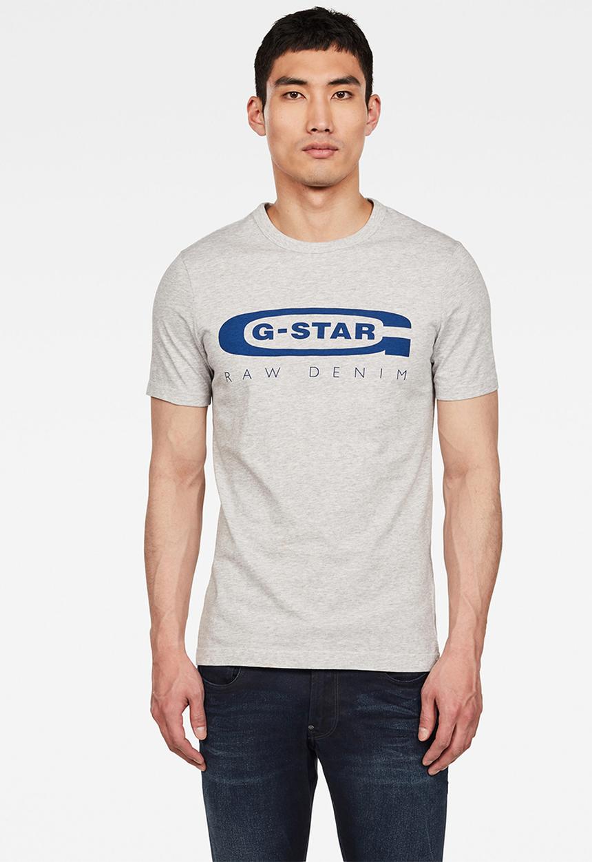 G-STAR - Graphic 4 r slim fit short sleeve tee - grey