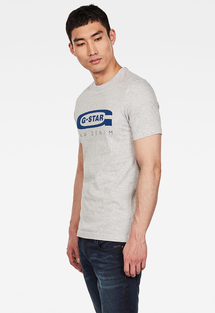 G-STAR - Graphic 4 r slim fit short sleeve tee - grey