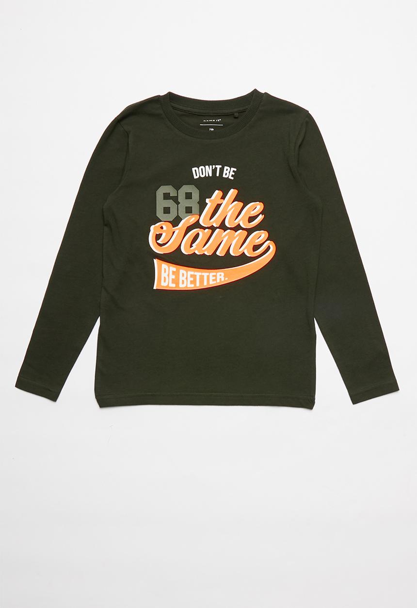 Name It - Sikon long sleeve top - green