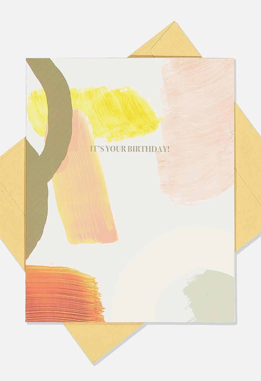 Typo - Nice birthday card - multi 