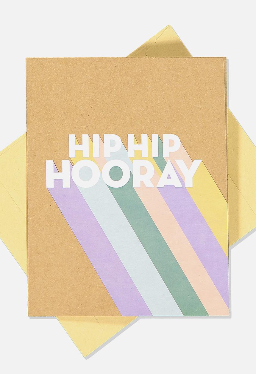 Typo - Nice birthday card - multi