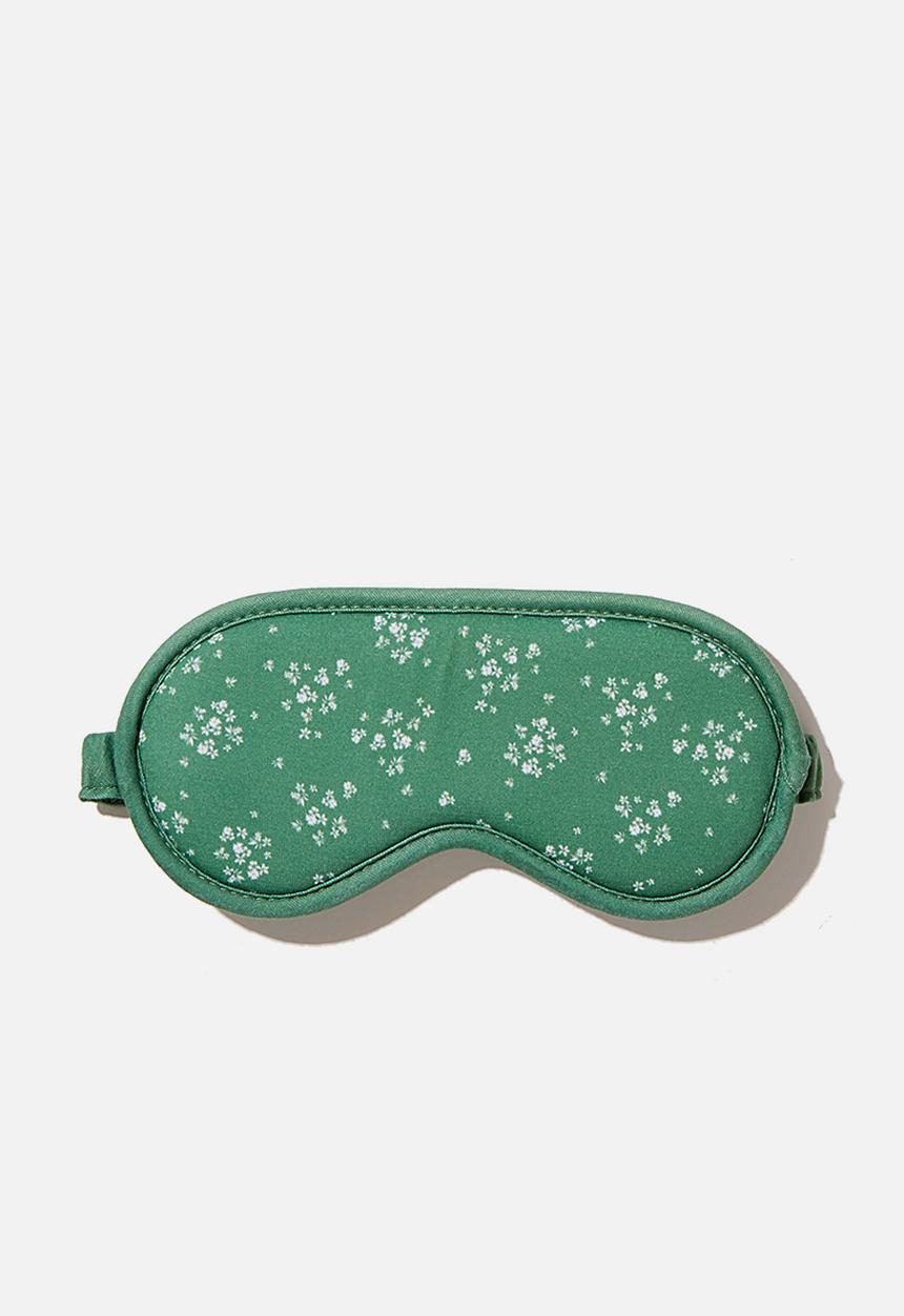 Typo - Premium eye mask - green 