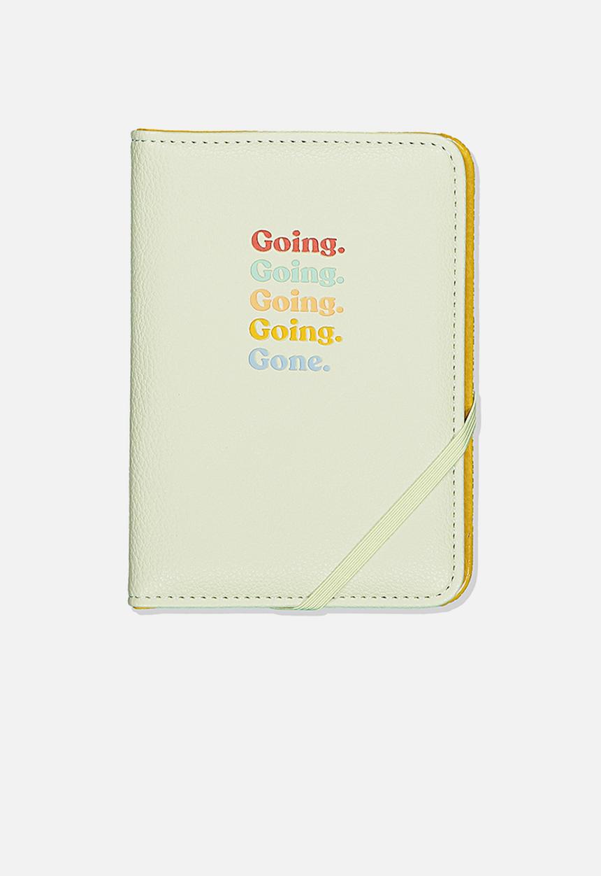 Typo - Rfid passport holder - washed sage 