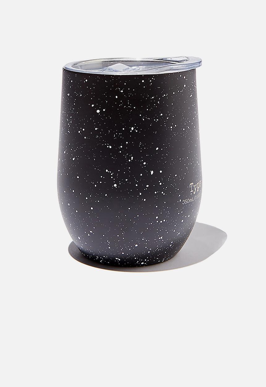 Typo - Metal travel tumbler - black 