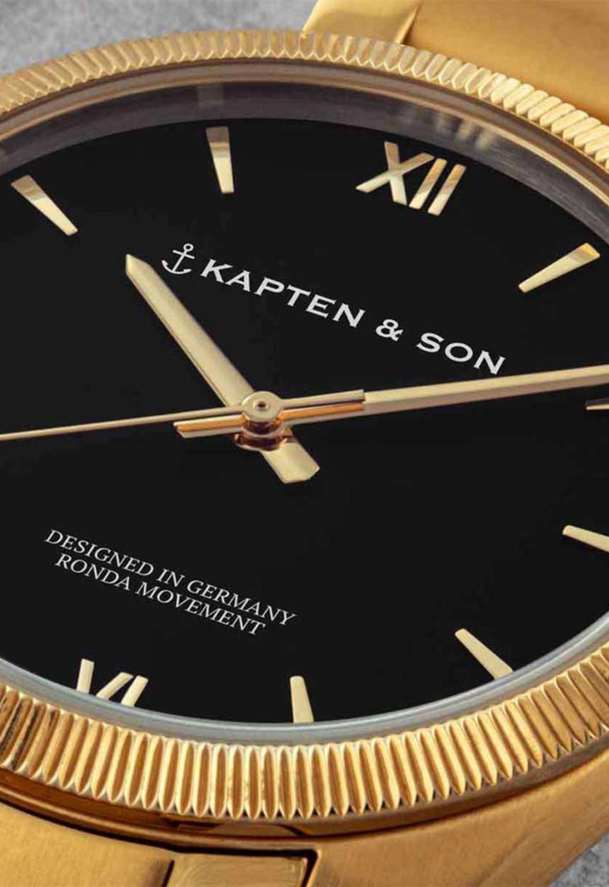 Kapten & Son - Crush - gold black steel