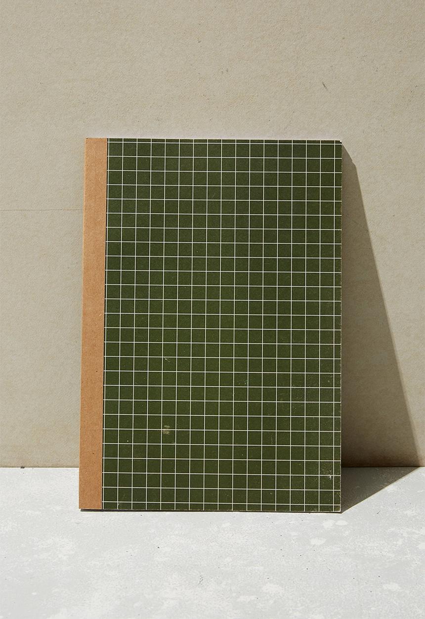 Typo - A4 academy notebook - green 