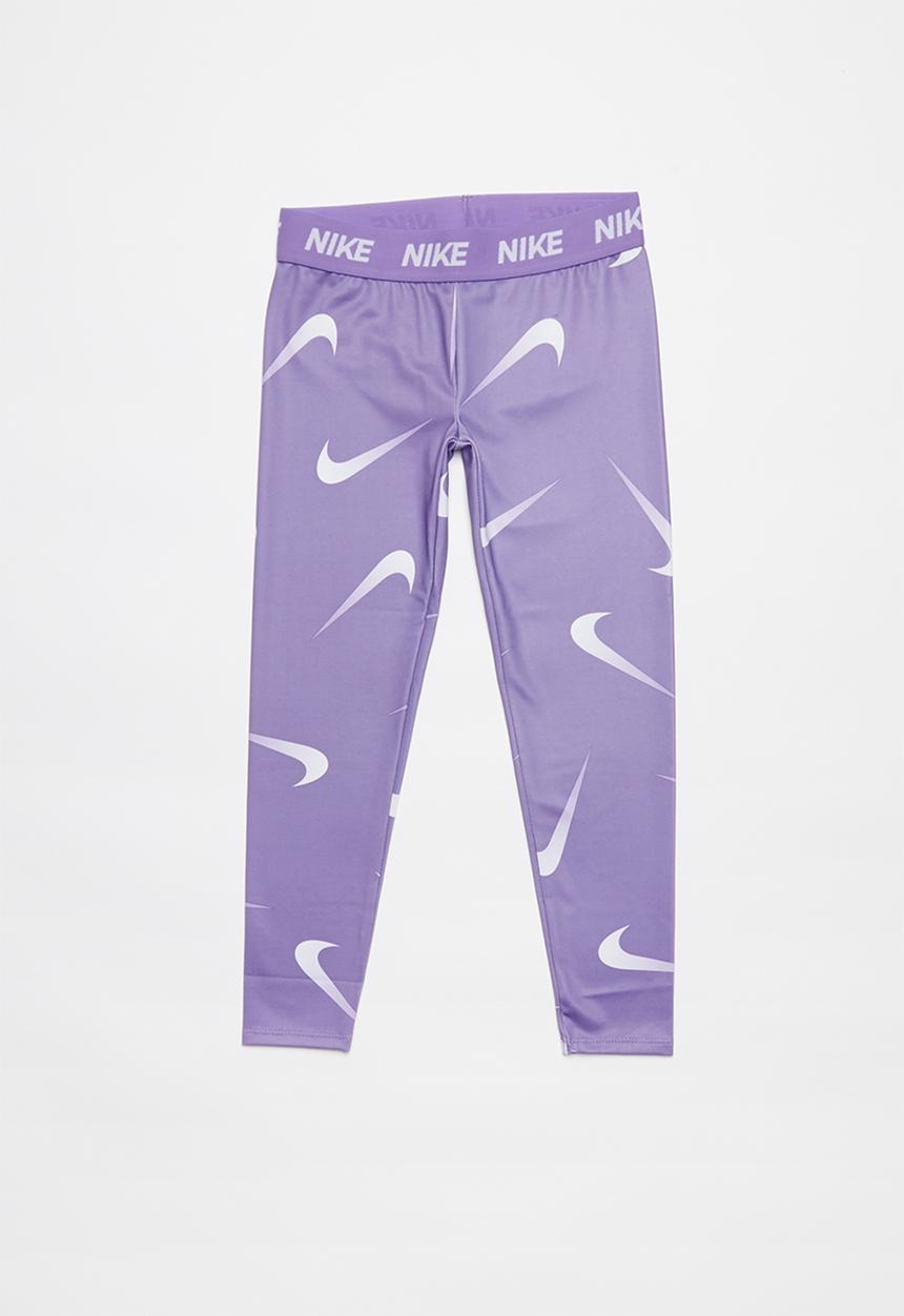 Nike - Nkg large swooshfetti legging - purple