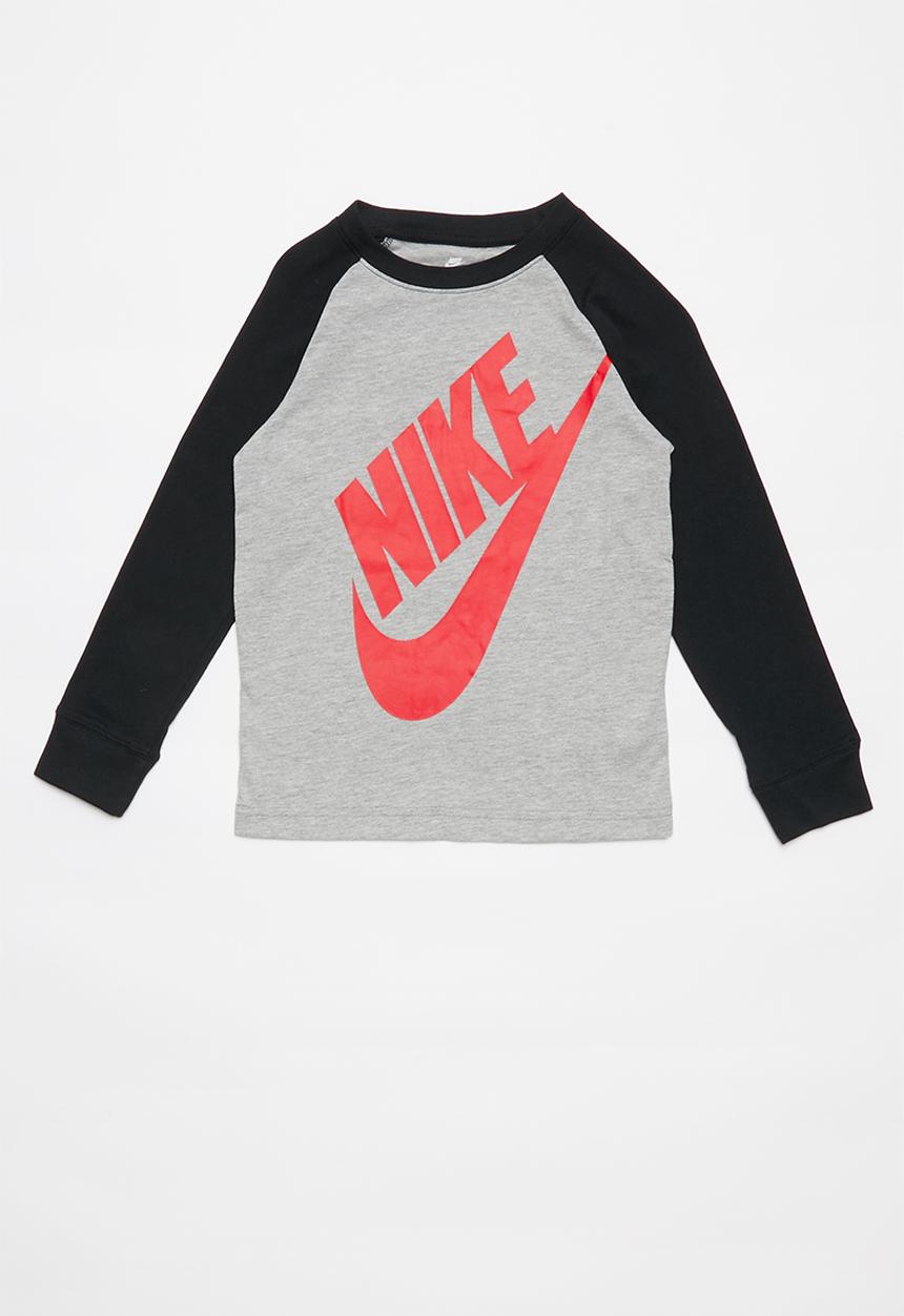 Nike - Agf futura long sleeve raglan - grey